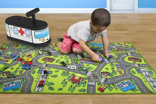 Vista 7 de Italtrike La Cosa - Juguete de paseo para niños pequeños y niños, uso en interiores y exteriores, diseño seguro, ruedas resistentes de 360 grados