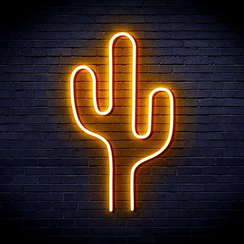 Vista 14 de AdvPro Cactus Flex Silicona LED Neon Sign - Azul - st16s32-fnu0038-b