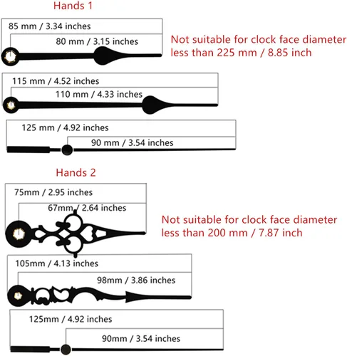 Vista 4 de Youngtown 12888 Hour Gigger Switch Clock Kit de reparación de movimiento 3/4 '' eje A Manos