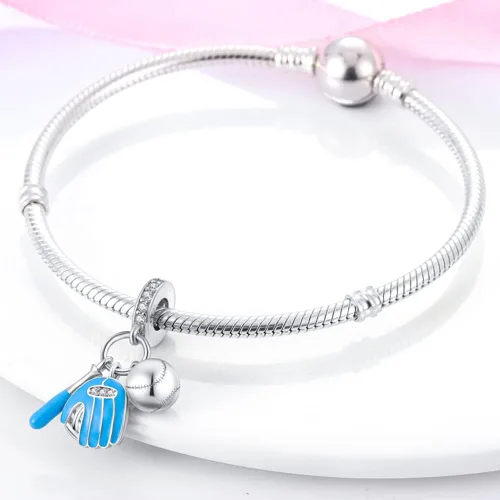 Vista 2 de Pandach Abalorios de plata de ley 925 que se adaptan a pulseras y collares para mujer, constelación de Nuestra Señora, colgante, abalorios, regalos