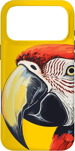Vista 22 de Funda para iPhone 16 con diseño de guacamayo pájaro