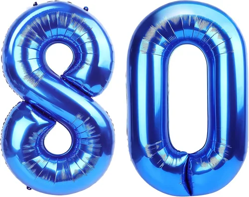 Vista 51 de Globos gigantes de números negros de 40 pulgadas, globos de aluminio de Mylar con helio para cumpleaños, globo número 0 para decoración de fiestas