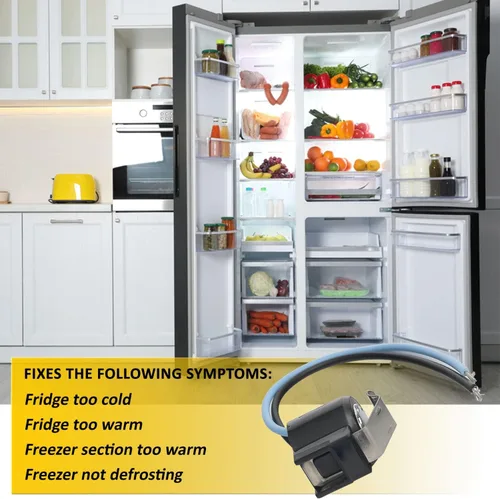 Vista 5 de Seentech 5303918214 Termostato de descongelación para refrigerador Uso exacto para Frigidaire Kenmore Electrolux - Reemplazar el número de pieza