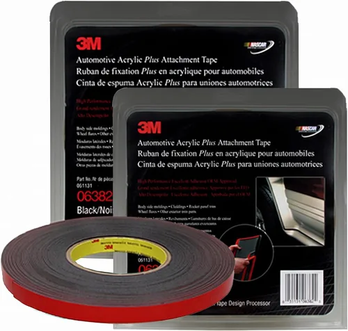 Vista 3 de 3M(TM) cinta adhesiva de acrílico para autos, Negro, 1