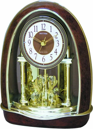 Vista 10 de Reloj de repisa musical "Joyful Crystal Pearl" de Rhythm Clocks