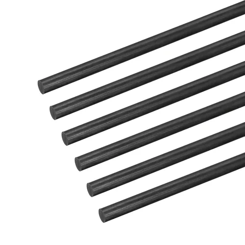 Vista 20 de MECCANIXITY Varilla de fibra de carbono, 0.020 in x 3.937 in para avión RC DIY herramienta ala tubo brazo cuadricóptero, paquete de 6