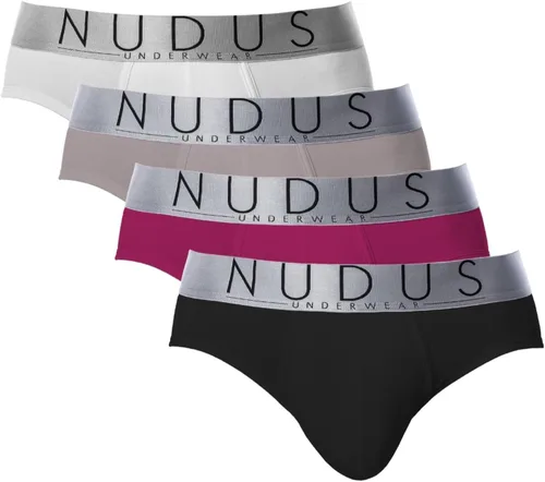 Vista 10 de NUDUS Ropa Interior de Algodón para Hombre Paquete de 4 Caja de Regalo - Calzoncillos - Trunks - Bóxer Briefs