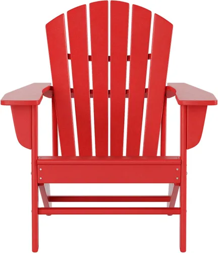 Vista 23 de WestinTrends Dylan - Silla Adirondack para exteriores (juego de 2), color blanco