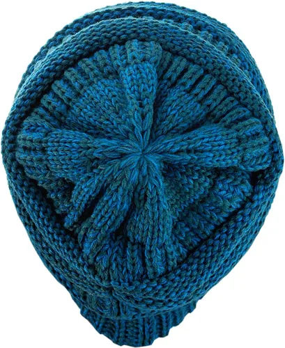 Vista 55 de C.C Trendy Warm Chunky Soft Stretch Cable Knit Beanie