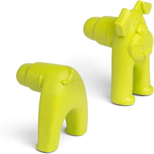Vista 10 de WEST PAW Toppl Stopper - Paquete de 2 tapones en azul aguamarina, diseñado para el enriquecimiento de perros, accesorio que se adapta a todos