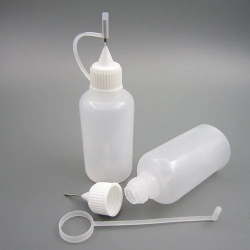 Vista 3 de Aplicador de punta de botella de precisión de 1.0 fl oz, punta de aguja, botella de pegamento, herramienta de quilling, apriete de precisión de 10