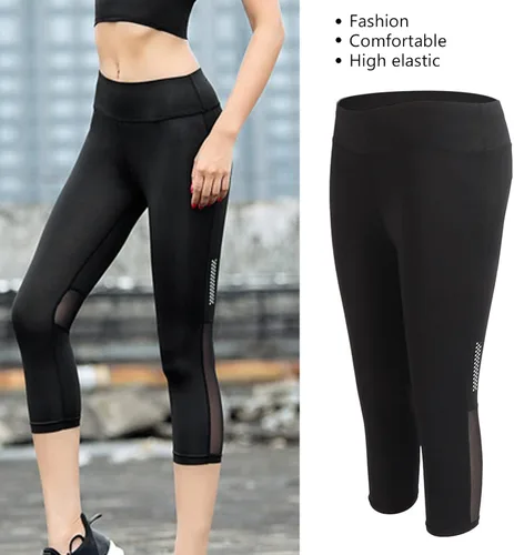 Vista 3 de Leggings deportivos, leggings con control de abdomen, pantalones de yoga para mujer, pantalones de yoga de cintura alta, pantalones de yoga