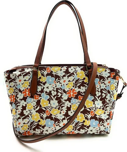 Vista 3 de Tory Burch Emerson - Bolso pequeño con cremallera superior estampada Reverie Reverie