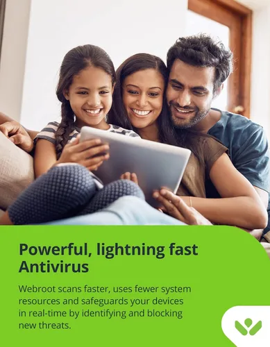 Vista 2 de Webroot Antivirus Software 2026 3 Device 1 Year PC/Mac with Keycard