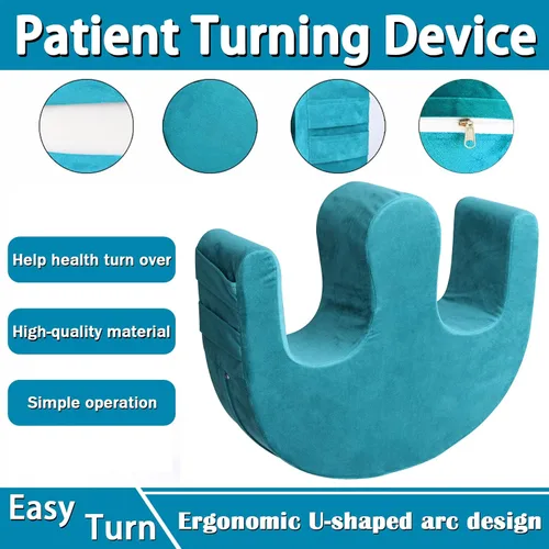 Vista 4 de Sexysamba Dispositivo de torneado para pacientes postrados en cama con correa de fijación, productos de asistencia para ancianos, almohada