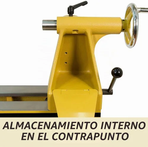 Vista 7 de Powermatic Torno de carpintería de velocidad variable de 20 x 20 pulgadas, máquina de torneado de madera reversible, 2 HP, 220 V 1 Ph (2020B)