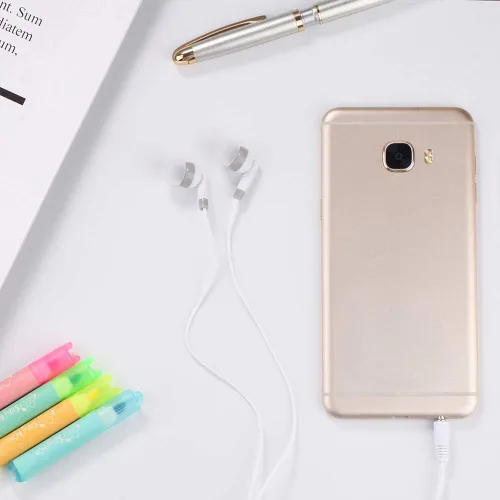 Vista 2 de CN-Outlet Auriculares al por mayor para niños a granel 100 unidades multicolor empaquetados individualmente auriculares desechables perfectos