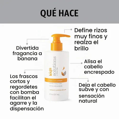 Vista 4 de GREAT CLIPS Solutions - Crema Crazy Curls para niños, 8 onzas