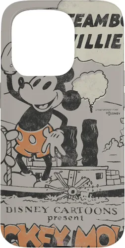 Vista 14 de Funda para iPhone 16 Disney 100 Mickey Mouse Steamboat Willie Sound Cartoon D100