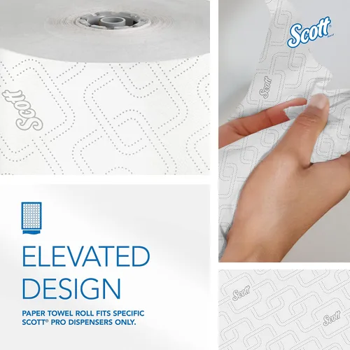 Vista 3 de Scott Professional - Toallas de papel duro a granel, 6 rollos x 1150 pies (25703)