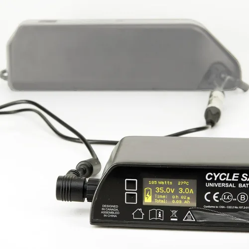 Vista 3 de Grin Technologies Cycle Satiator - Cargador de batería programable (24V, 36V, 48V, 52V, 72V) - Carga personalizada para químicos y voltajes (48V)