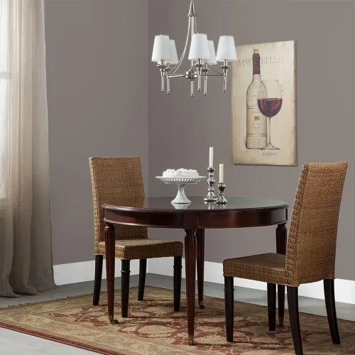 Vista 97 de Glidden Pintura Interior + Imprimación: Gris/Plata Antigua, Una Capa, Satinado, 1 Galón