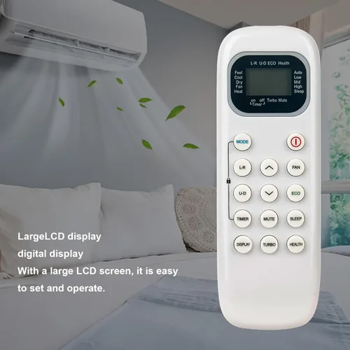 Vista 4 de Mando a distancia de repuesto de CA compatible con ComfortStar Comfort Star 22013-000136 unidad de aire acondicionado