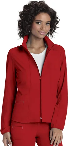 Vista 7 de HeartSoul Break On Through - Chaqueta médica para mujer, con cremallera Negro