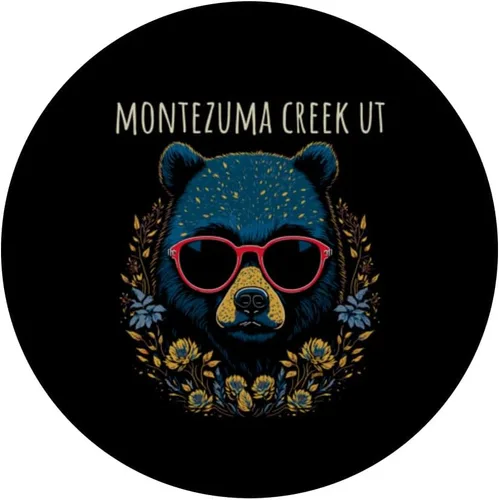 Vista 3 de Montezuma Creek Utah USA Bear - Gafas de sol con diseño PopSockets estándar PopGrip