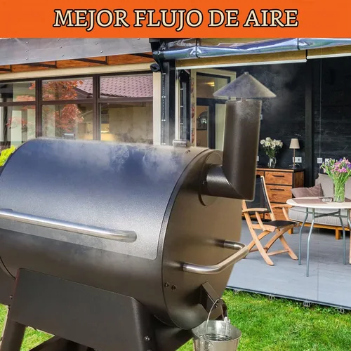 Vista 2 de Chimenea de humo para parrilla, reemplazo para Pit Boss/Traeger/Camp Chef y otras chimeneas de parrilla de pellets