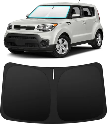 Vista 8 de INSAUTO Accesorios para parasol de parabrisas de ajuste personalizado para Acura RDX 2019-2026, parasol plegable para ventana delantera, reflector