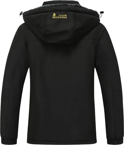Vista 2 de MOERDENG Women's Waterproof Ski Jacket Warm Winter Snow Coat Mountain Windbreaker Hooded Raincoat Jacket