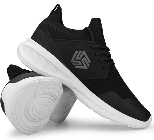 Vista 5 de Zapatos para Caminar Sin Cordones para Hombre Zapatos para Correr Antideslizantes Zapatos de Entrenamiento Transpirables Zapatillas Ligeras