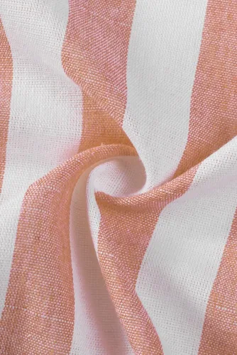 Vista 7 de JMIERR - Camisa de vestir informal de manga corta con botones y rayas para hombre camisa de algodón