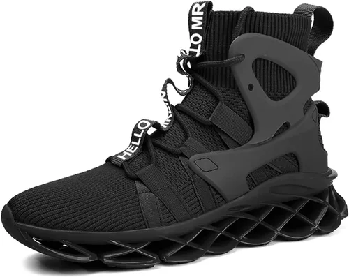 Vista 2 de Hello MrLin Tenis para correr para mujer, cómodos, antideslizantes, para caminar, gimnasio, tenis, deporte, hip hop