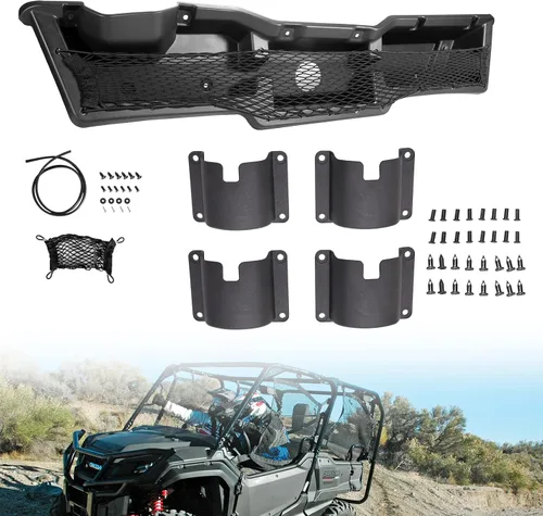Vista 10 de A & UTV PRO Kit de caja de almacenamiento inferior y cubierta de servicio frontal para Polaris Sportsman 400 450 500 600 700 800 2005-2010