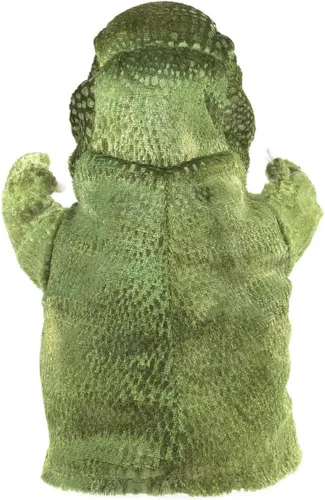 Vista 2 de Folkmanis Little T-Rex - Marioneta de mano, verde, 1 EA
