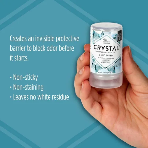 Vista 3 de Desodorante sin aroma CRYSTAL BODY (4.25 onzas líquidas)