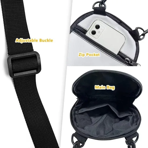 Vista 6 de Mumeson - Mini bolso cruzado casual para adolescentes y niñas, bolso de hombro