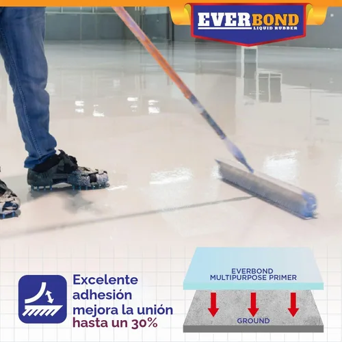 Vista 2 de Imprimación Multiusos - Impregnador para Recubrimientos de Techo - Uso en Goma EPDM, Madera, Fibra de Vidrio, Concreto y Superficies Metálicas