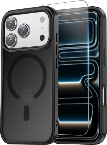 Vista 130 de Funda transparente para iPhone 11 con protector de pantalla, compatible con Magsafe, antiamarilleo, protección de grado militar, a prueba de golpes