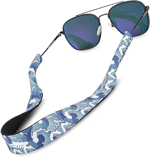Vista 10 de Pilotfish Sujetador de neopreno para anteojos de sol, correa para lentes - Premium, ligero, tamaño perfecto para hombres y mujeres