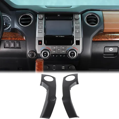 Vista 8 de Cubierta de salida de aire para consola central de automóvil, compatible con Toyota Tundra 2014-2021, consola central, panel de aire acondicionado
