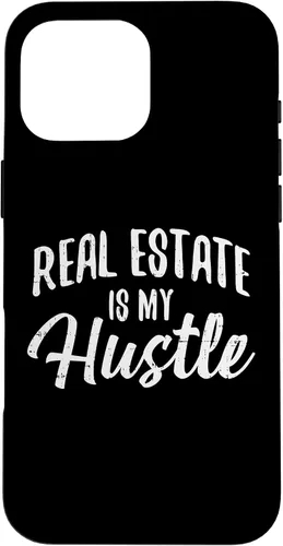 Vista 18 de Funda de regalo para iPhone 13 Pro Real Estate Is My Hustle Funny Agent Realtor Broker