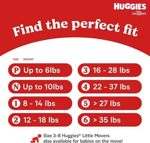 Vista 5 de Paquete de Huggies Little Snugglers: Pañales de bebé Huggies Little Snugglers, talla 1 (8-14 lbs), 396 unidades (2 paquetes de 198) y toallitas