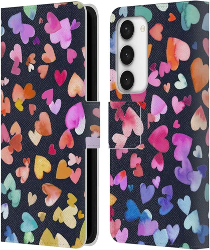 Vista 53 de Head Case Designs Officially Licensed Ninola Brushstrokes Multi Colorful Leather Wallet Case Compatible with Samsung Galaxy A07 4G