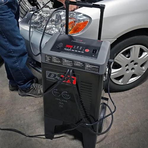Vista 2 de Schumacher DSR122 DSR ProSeries - Cargador de batería profesional totalmente automático - 275A, 6V/12V - con reprogramación flash, arranque
