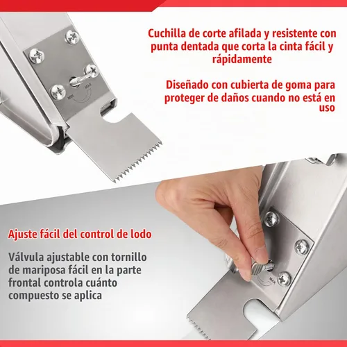 Vista 4 de Goldblatt Herramientas de cinta de banjo para paneles de yeso con cuchillo