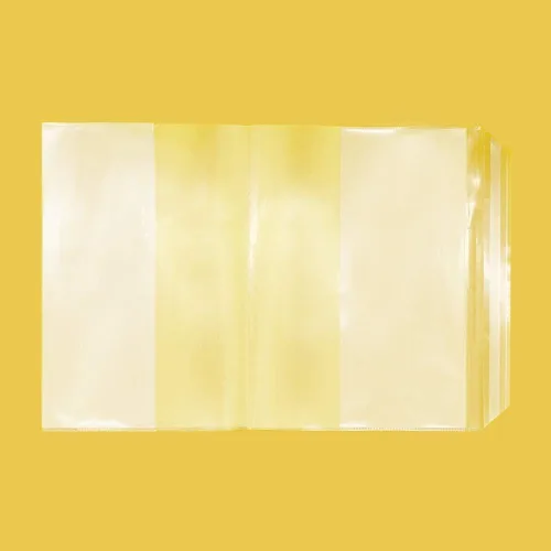 Vista 6 de EULANT 10 fundas de plástico transparente con cierre autoadhesivo ajustable, cubierta transparente para chaqueta, tamaño 16K para libros de 7.5 x