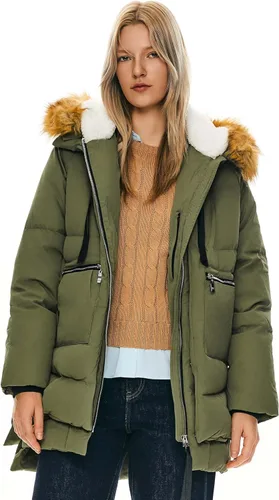 Vista 10 de Orolay - Chaqueta de plumón engrosada para mujer Beige